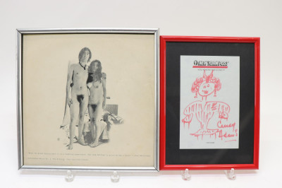 Lennon/ Ono 2 Virgins Cindy Adams sketch