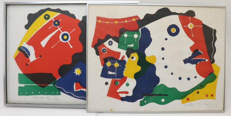 Libero Baldi 4 Works lithographs