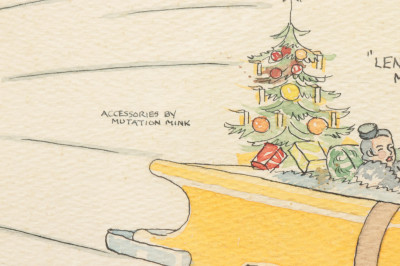 Leo Baxendale A King Size Cadillac Christmas W/C
