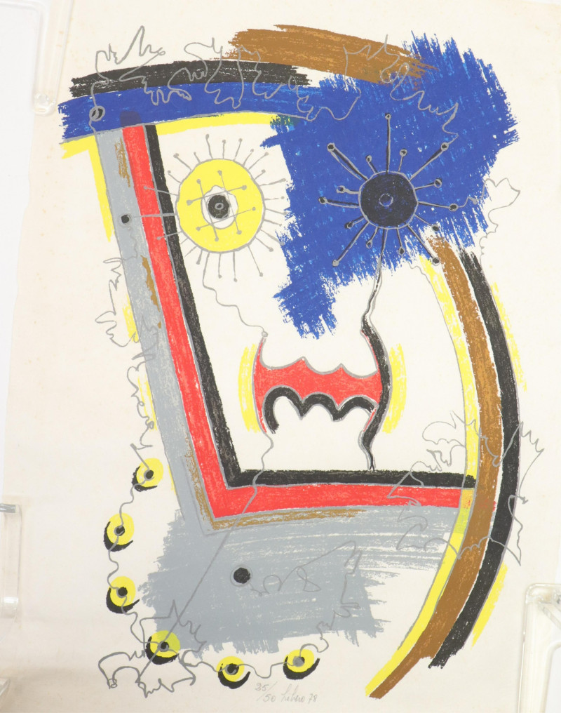 Libero Baldi 4 Works lithographs