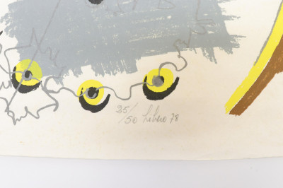 Libero Baldi 4 Works lithographs