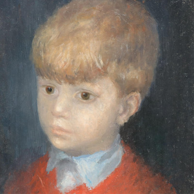 Lucien Philippe Moretti 2 Portraits O/C