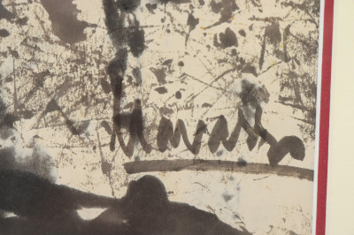 Miguel Navarro Abstract Figure ink on paper
