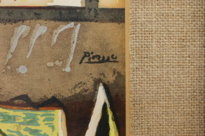 Pablo Picasso Femme un divan serigraph
