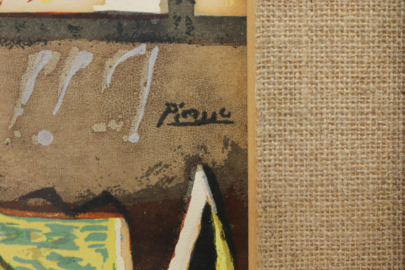 Pablo Picasso Femme un divan serigraph