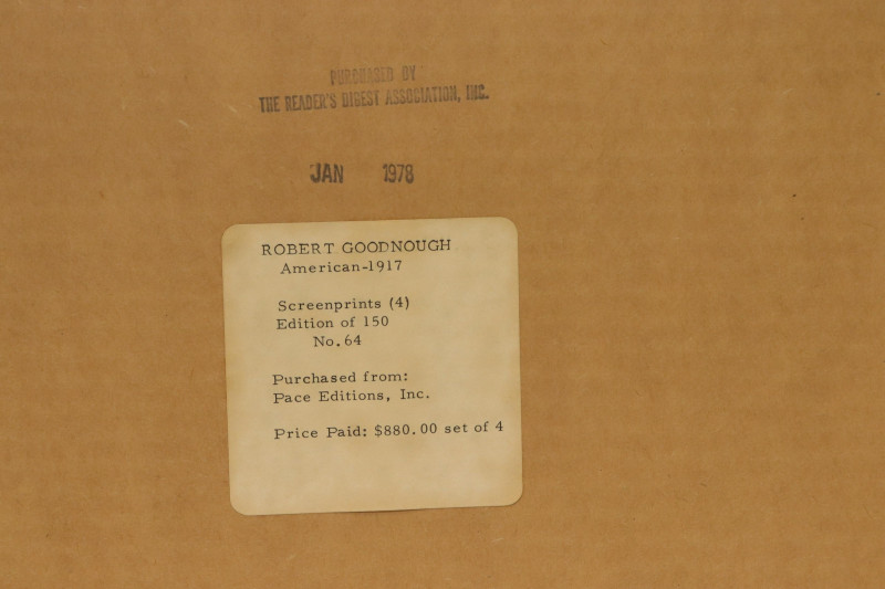 Robert Goodnough &apos;Portfolio&apos; 1973