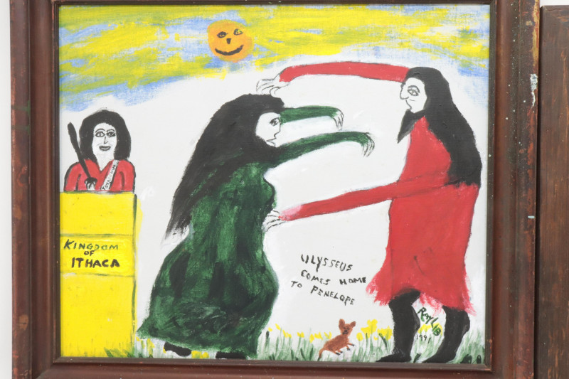 Roy Librizzi Outsider Art 2 Works O/B