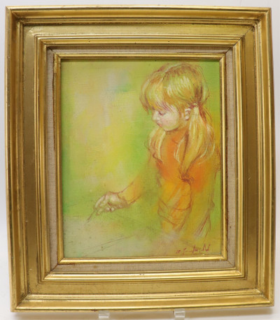 Unattributed 20th C 3 PortraitsO/C