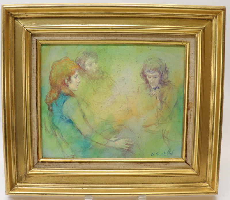 Unattributed 20th C 3 PortraitsO/C