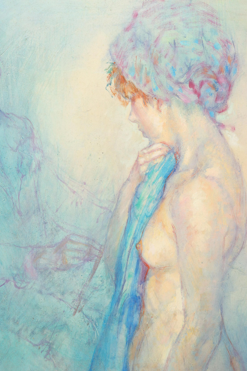 Unattributed 20th C Artist and Nude Model