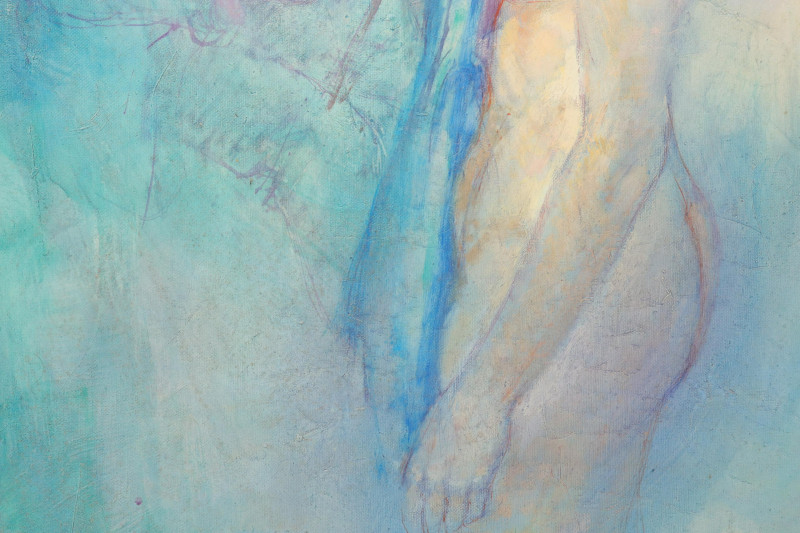 Unattributed 20th C Artist and Nude Model