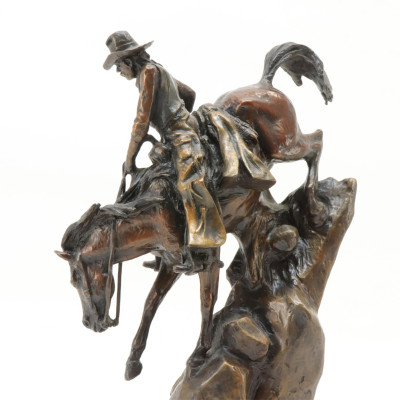 Ken Payne Where Angels Fear to Tread bronze
