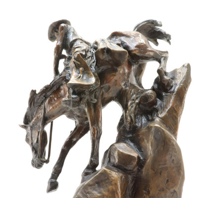 Ken Payne Where Angels Fear to Tread bronze