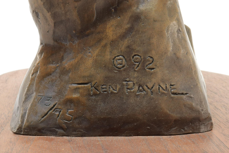 Ken Payne Where Angels Fear to Tread bronze