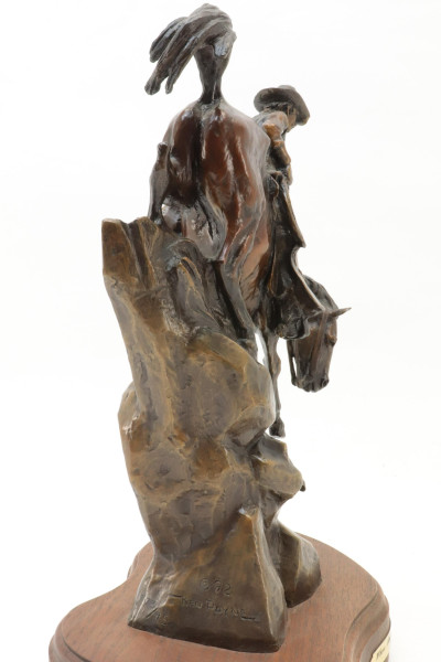 Ken Payne Where Angels Fear to Tread bronze