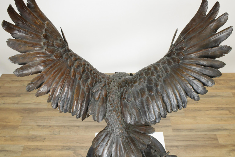 Jules Moigniez Owl Bronze 19th C