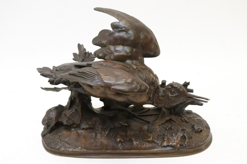After Moigniez Bronze Figure of a Bird