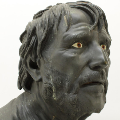 Grand Tour Bronze Bust of a Seneca 19th/20th C