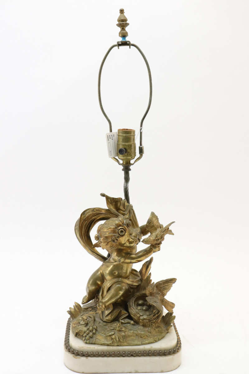 Victor Paillard (18051896) Frolicking Putto L 19