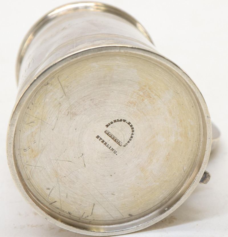 Reverend Henry Ward Beecher gifted silver tankard