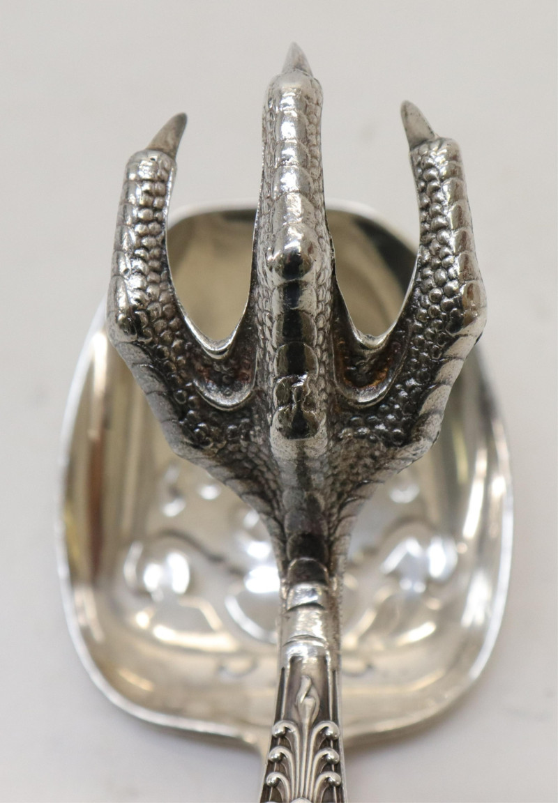 Tiffany Sterling Silver Poultry Tongs English King