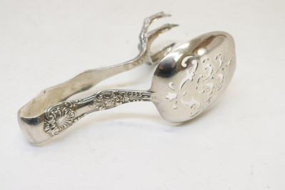 Tiffany Sterling Silver Poultry Tongs English King