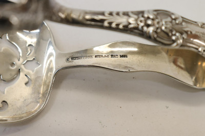 Tiffany Sterling Silver Poultry Tongs English King