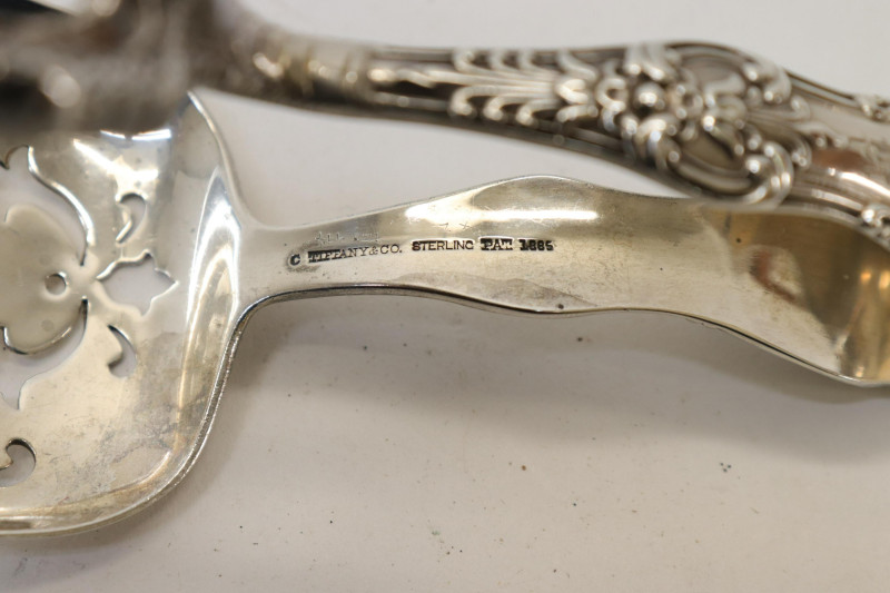 Tiffany Sterling Silver Poultry Tongs English King
