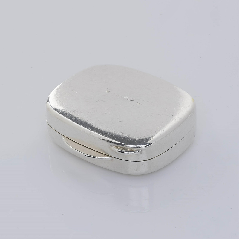 Tiffany Co Sterling Silver Pill Box