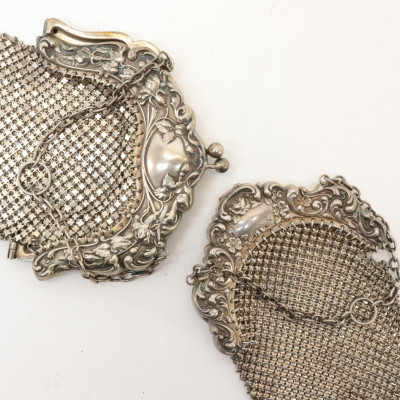 2 Sterling Silver Purses
