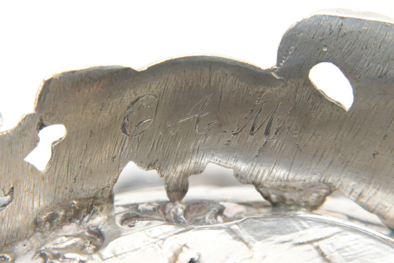 2 Reticulated Continental Silver Baskets