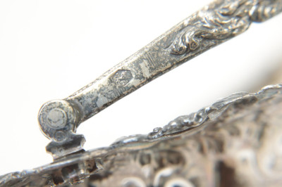2 Reticulated Continental Silver Baskets
