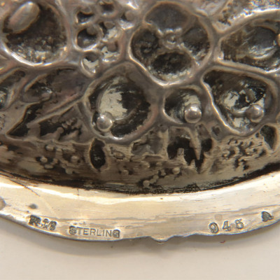 4 Sterling Silver Repoussed Pieces; Tiffany