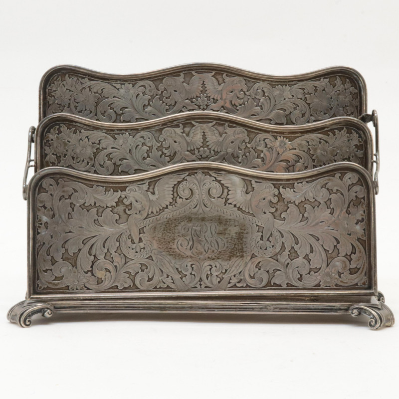 Sterling Letter Holder; Bailey Banks Biddle