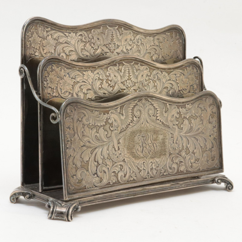 Sterling Letter Holder; Bailey Banks Biddle