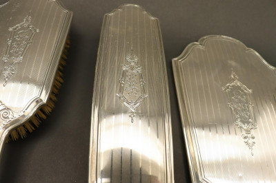 Sterling Silver Small Items Dresser Set; Tiffany