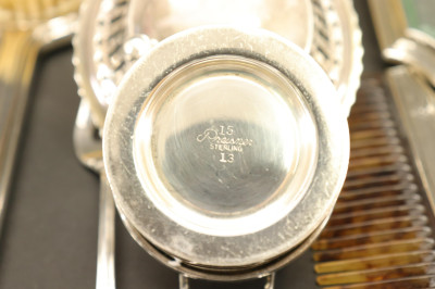 Sterling Silver Small Items Dresser Set; Tiffany
