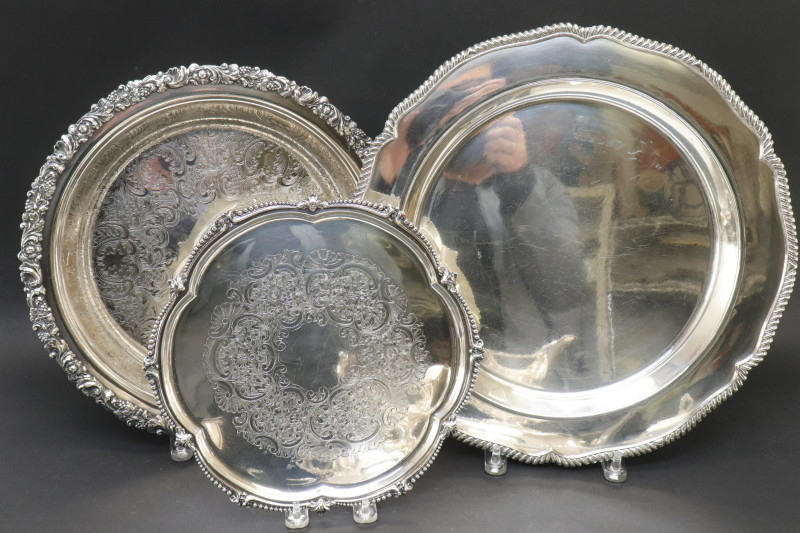 Collection of Pewter and Silverplate