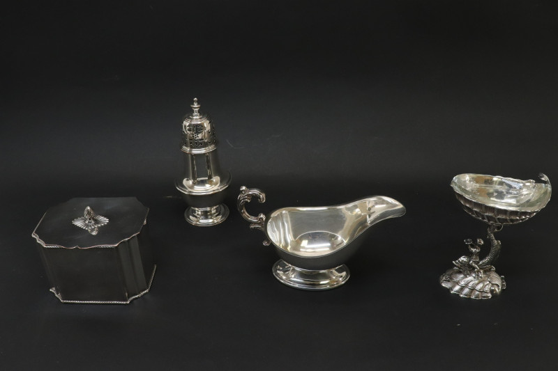 Collection of Pewter and Silverplate