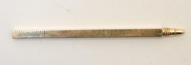 14K Gold Telescoping 12&apos; RulerPointer
