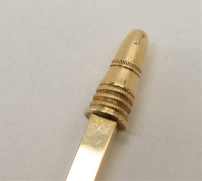 14K Gold Telescoping 12&apos; RulerPointer