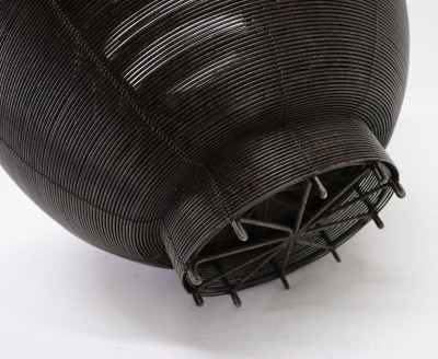 Sculptural Metal Wire Bowl