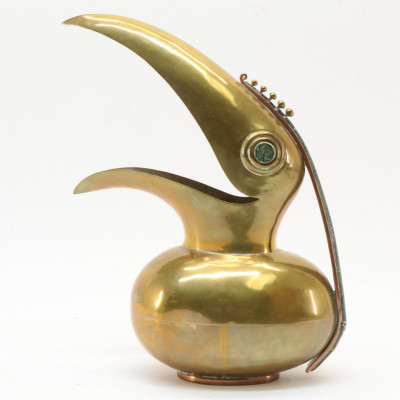 Los Castillo Taxco Metal Toucan Pitcher