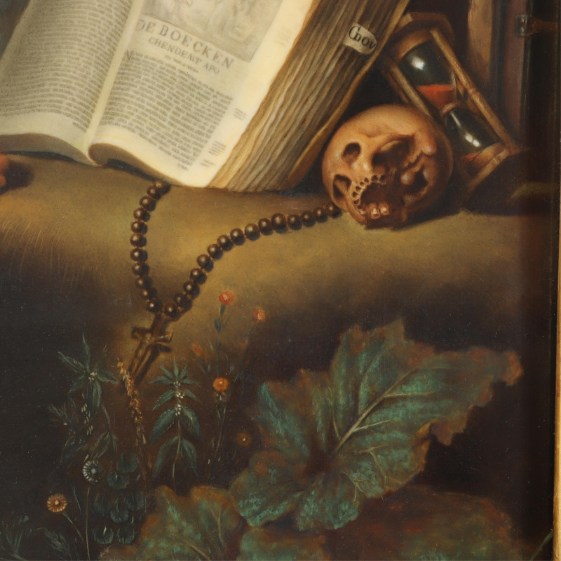 Monumental Porcelain Vienna Tile'The Hermit' GDow