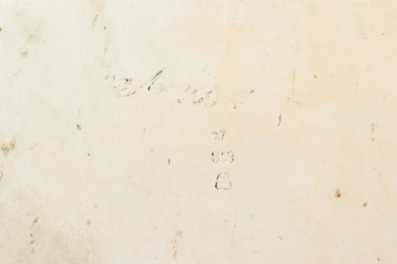 Monumental Porcelain Vienna Tile'The Hermit' GDow