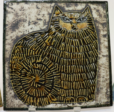 Lisa Larson 4 Wall Tiles c 1960