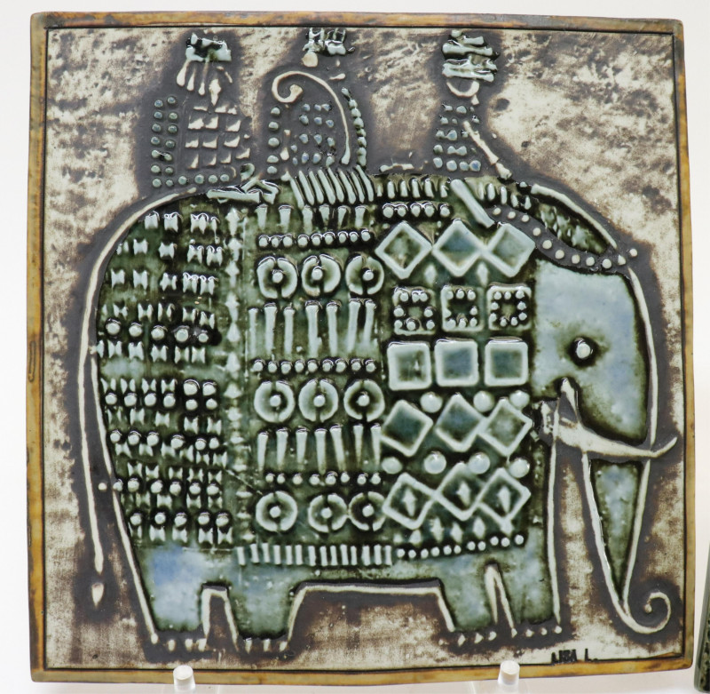 Lisa Larson 4 Wall Tiles c 1960