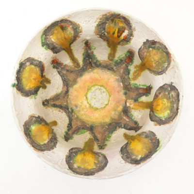 2 Italian Mid Century Modern Glazed Ceramics