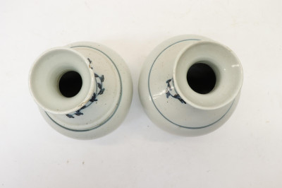 Pair of 18th C Franco Flemish Vases