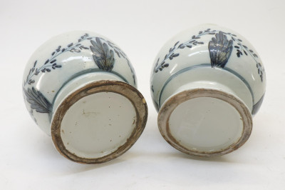 Pair of 18th C Franco Flemish Vases